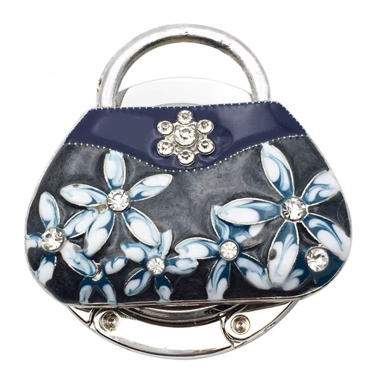 ๐ Foldable Purse-Shaped Bag Hanger โ Stylish Hook for Tables