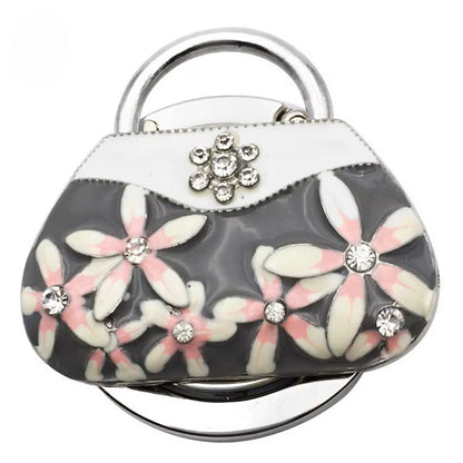 👜 Foldable Purse-Shaped Bag Hanger – Stylish Hook for Tables