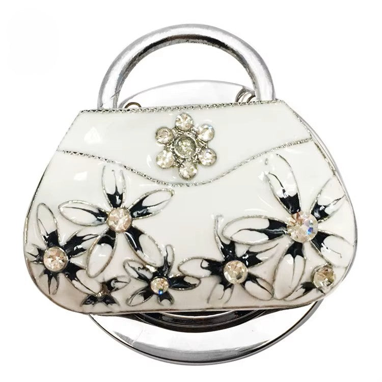 👜 Foldable Purse-Shaped Bag Hanger – Stylish Hook for Tables